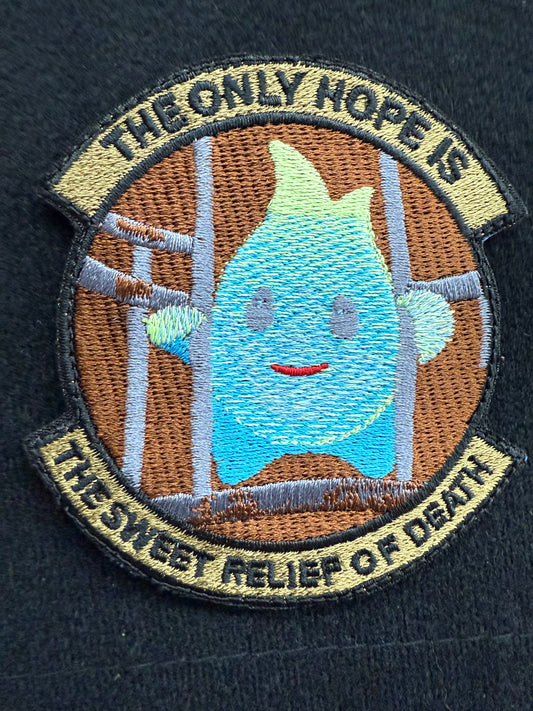 “Sweet Relief” Lumalee Morale Patch – Dark Humor Edition