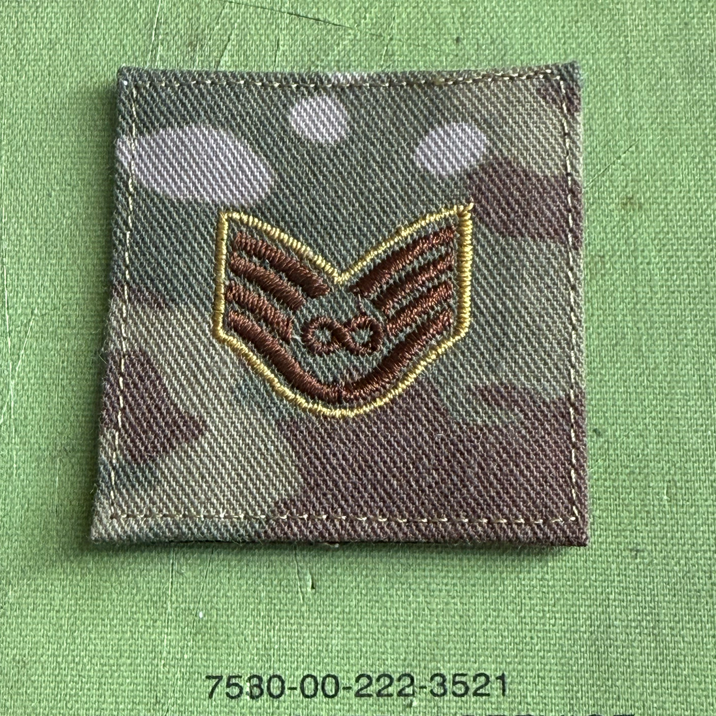 AIR FORCE EMBROIDERED RANK
